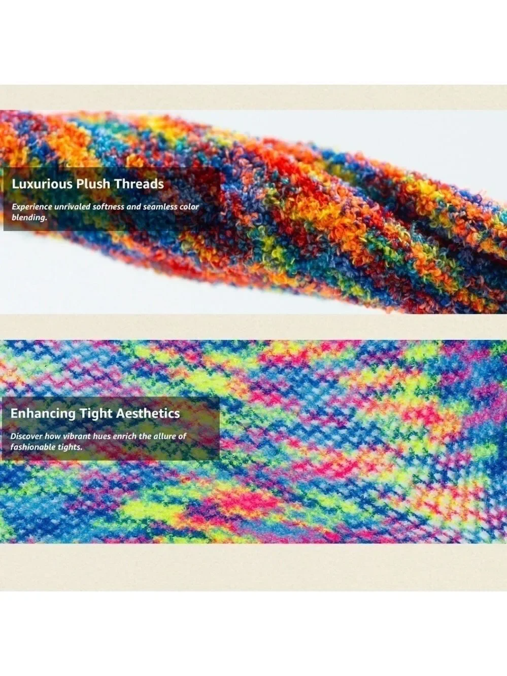 NWT Multicolor Neon Mesh Fishnet-Style Tights Pantyhose Hosiery Stockings-S/M